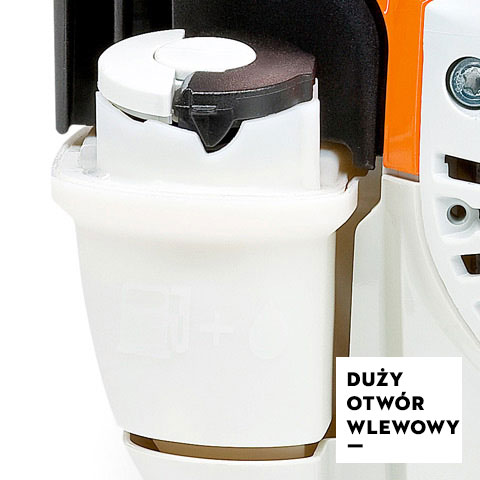 Otwór wlewowy na paliwo w kosie spalinowej STIHL FS 260